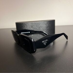 Prada sunglasses. Wide frame, black. Ready to ship ASAP.